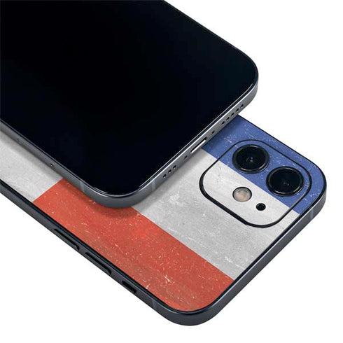 Dominican Republic Flag Faded iPhone 12 Mini Skin